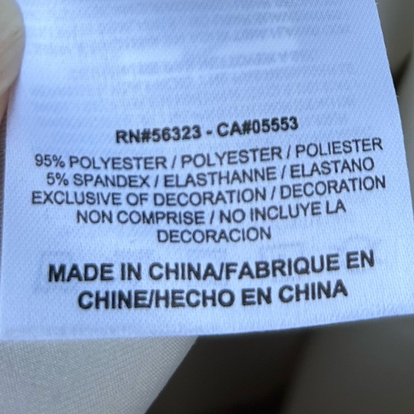 Nike Golf Dri-FIT Pants Size 42x30 Light Khaki Flat Front Moisture Wicking - Picture 4 of 7